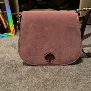 Kate Spade Leather/Suede Satchel Crossbody
